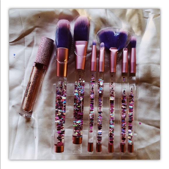 Lime Crime Aquarium Liquid Glitter Make Up Brushes - Picture 3 of 6